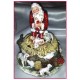 Kneeling Santa Musical Figurine